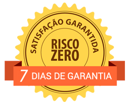Selo Satisfação Garantida — Risco Zero — 7 dias de garantia